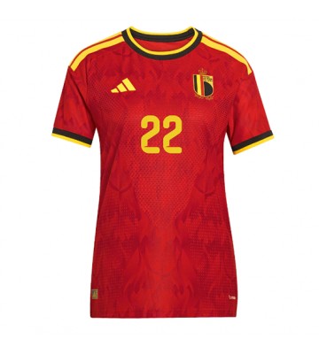 Belgien Alexis Saelemaekers #22 Hjemmebanetrøje Dame VM 2026 Kortærmet